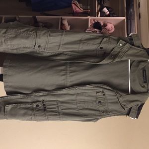 Green military vest